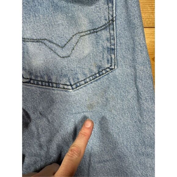 Harley-Davidson Vintage Men's Light Blue Relaxed Fit Jeans Size 36 Inseam 30 - Picture 12 of 14